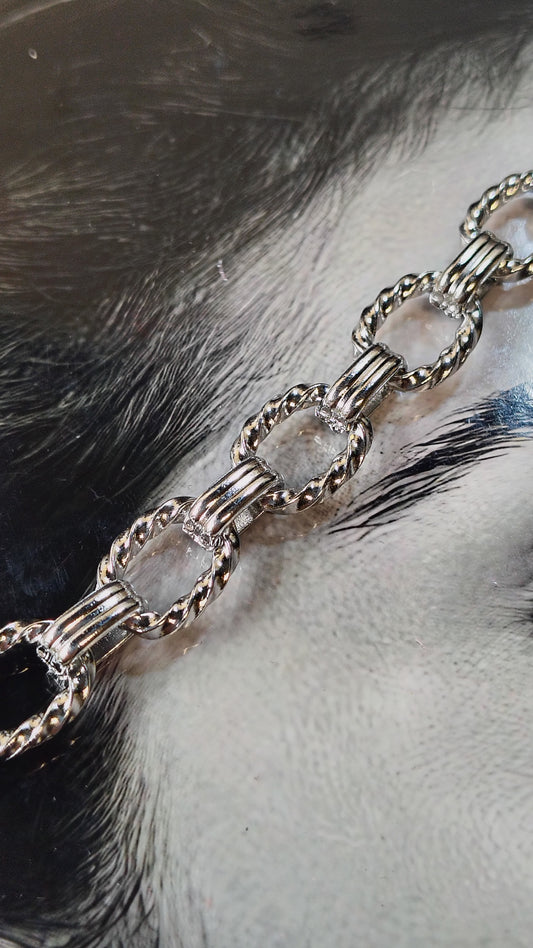 Bracciale catena a maglie ovali