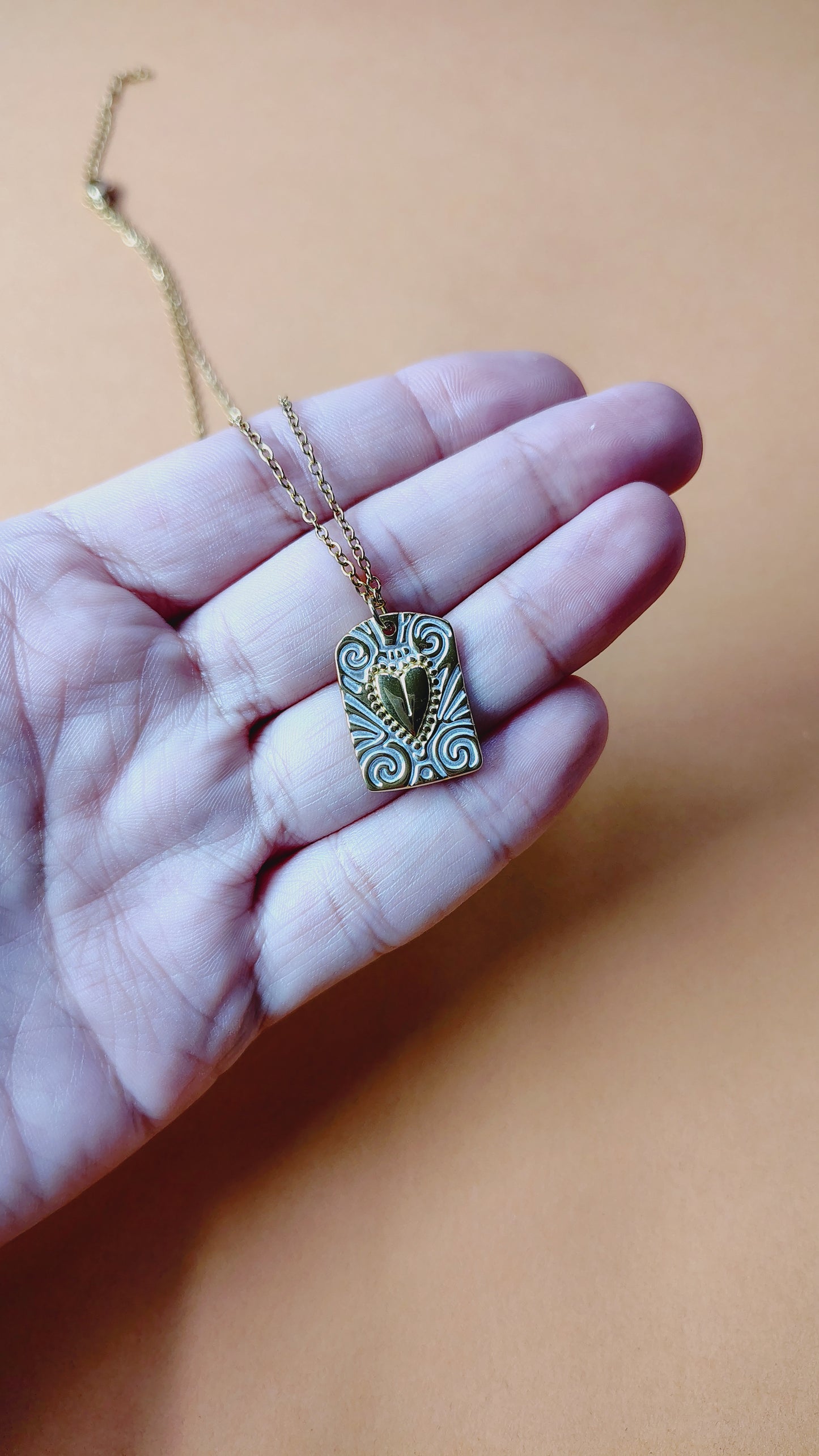 Collana in Acciaio Inossidabile con Cuore | Nuara Bijoux