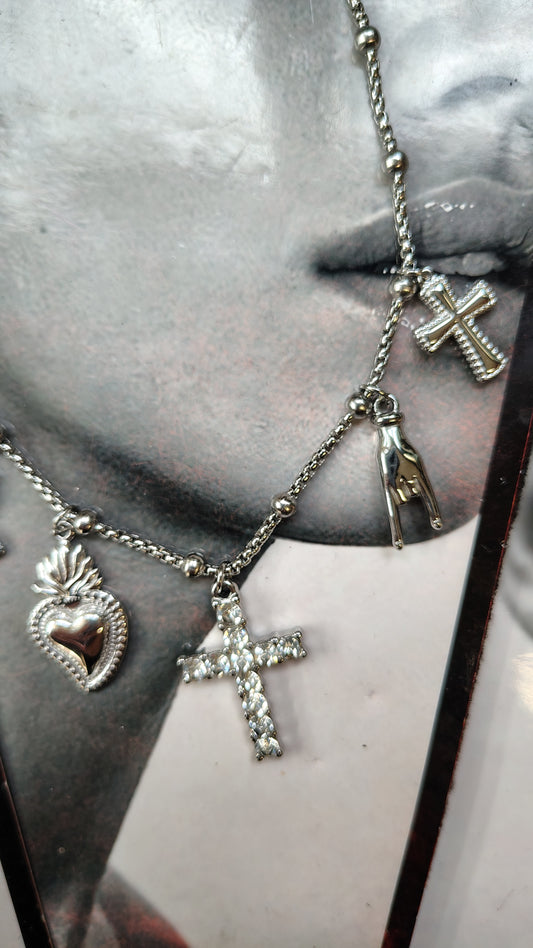 Collana multicharms Prayer