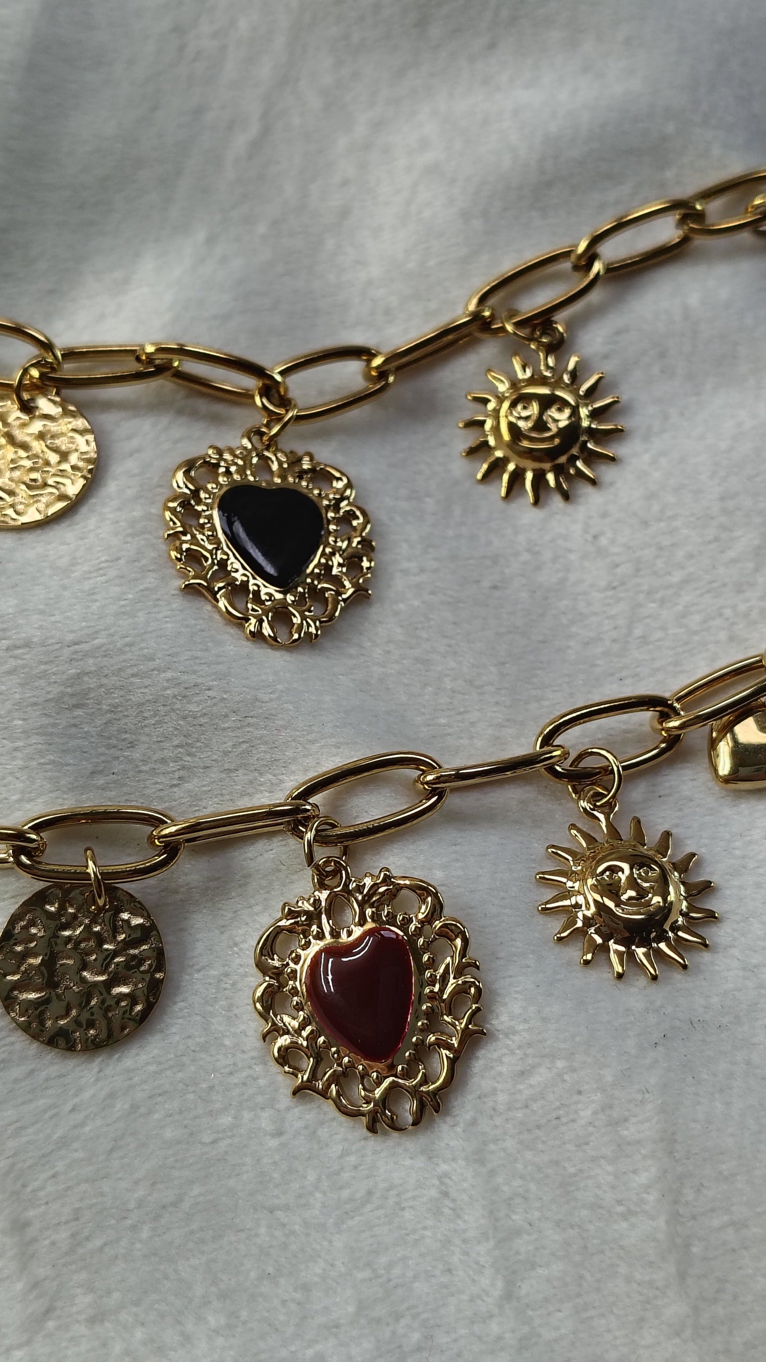 Bracciali in Acciaio Inossidabile Multicharms | Nuara Bijoux