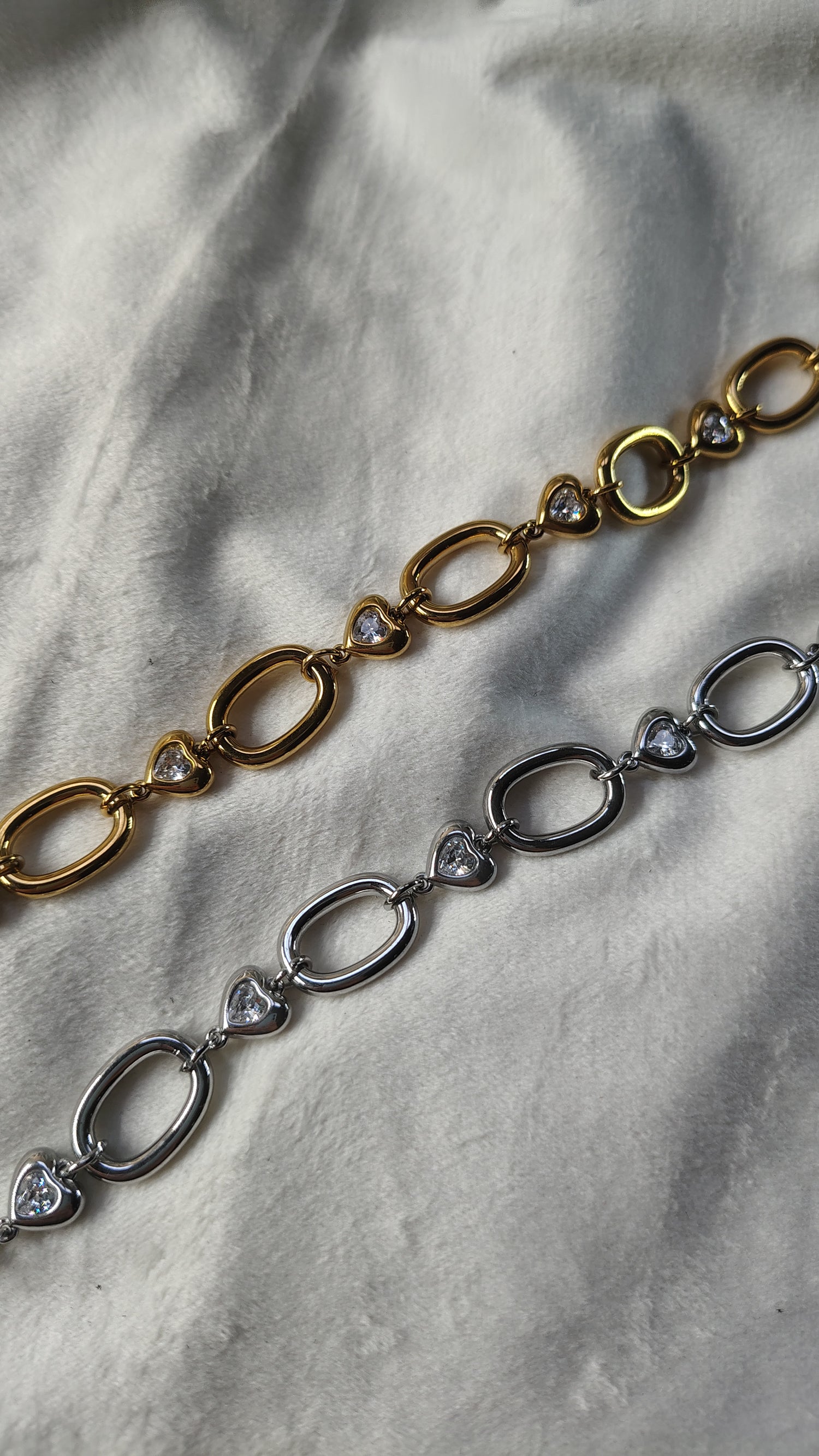 Bracciali in Acciaio Inossidabile a Catena | Nuara Bijoux