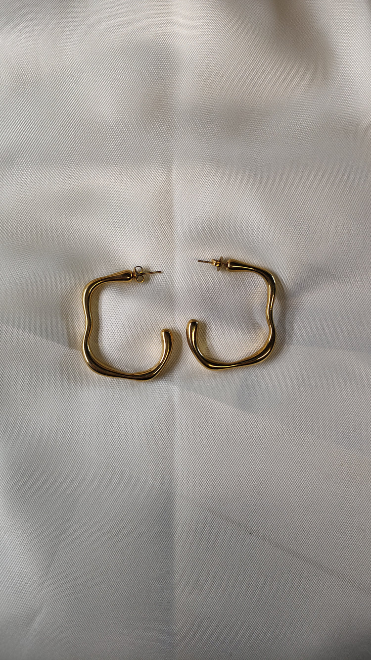 Orecchini in Acciaio Inossidabile a Semicerchio | Nuara Bijoux