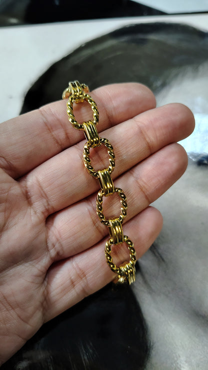 Bracciale catena a maglie ovali