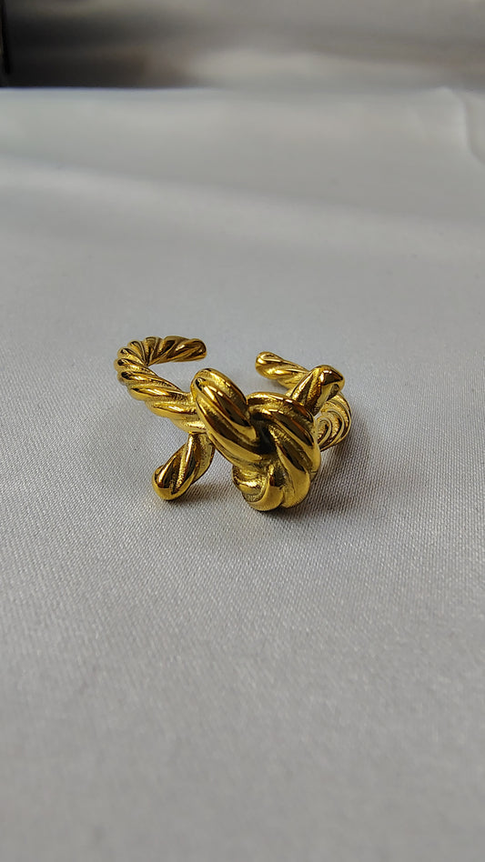 Anello con nodo di corda