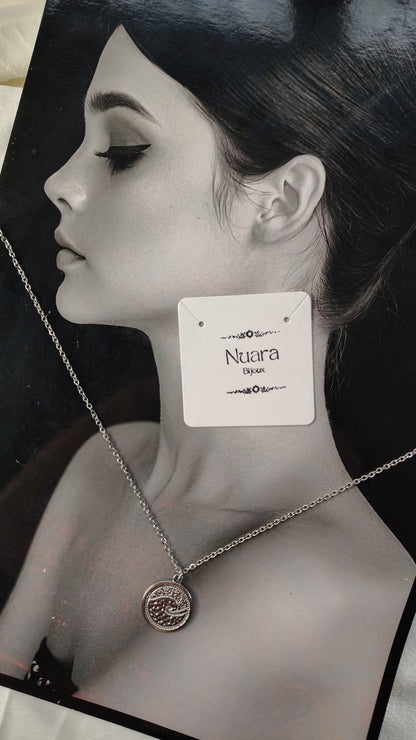 Collana in Acciaio Inossidabile con Onda Marina | Nuara Bijoux