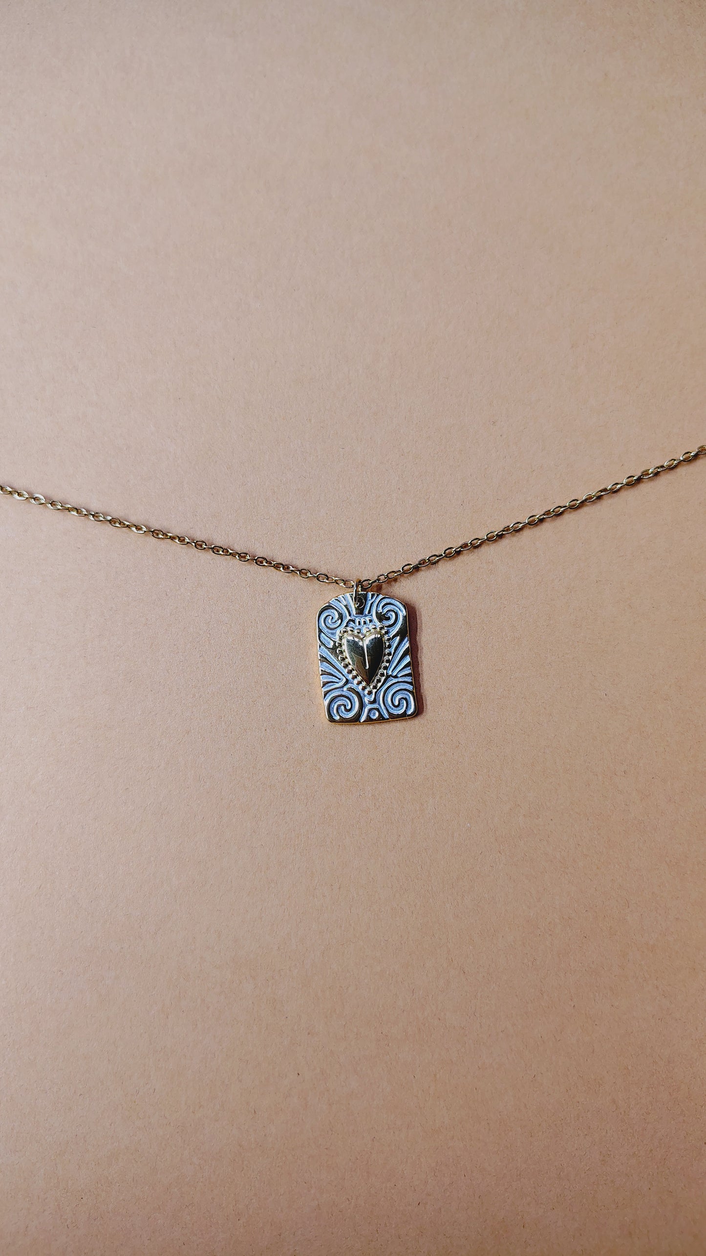 Collana in Acciaio Inossidabile con Cuore | Nuara Bijoux