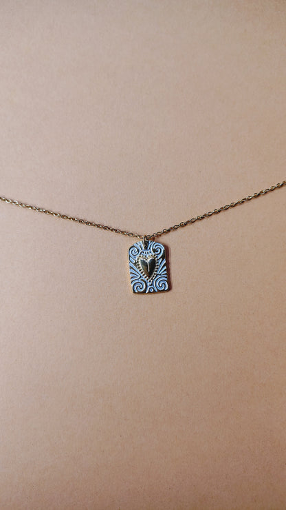 Collana in Acciaio Inossidabile con Cuore | Nuara Bijoux