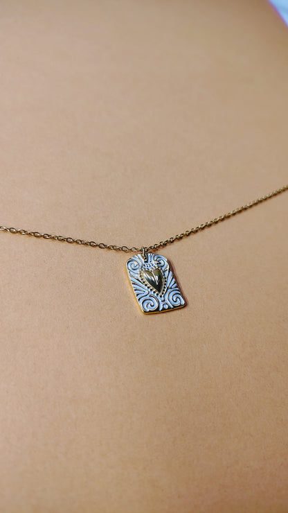 Collana in Acciaio Inossidabile con Cuore | Nuara Bijoux