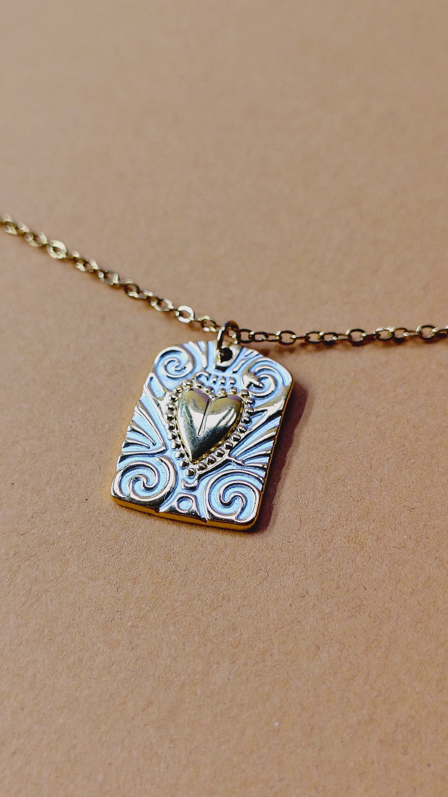 Collana in Acciaio Inossidabile con Cuore | Nuara Bijoux
