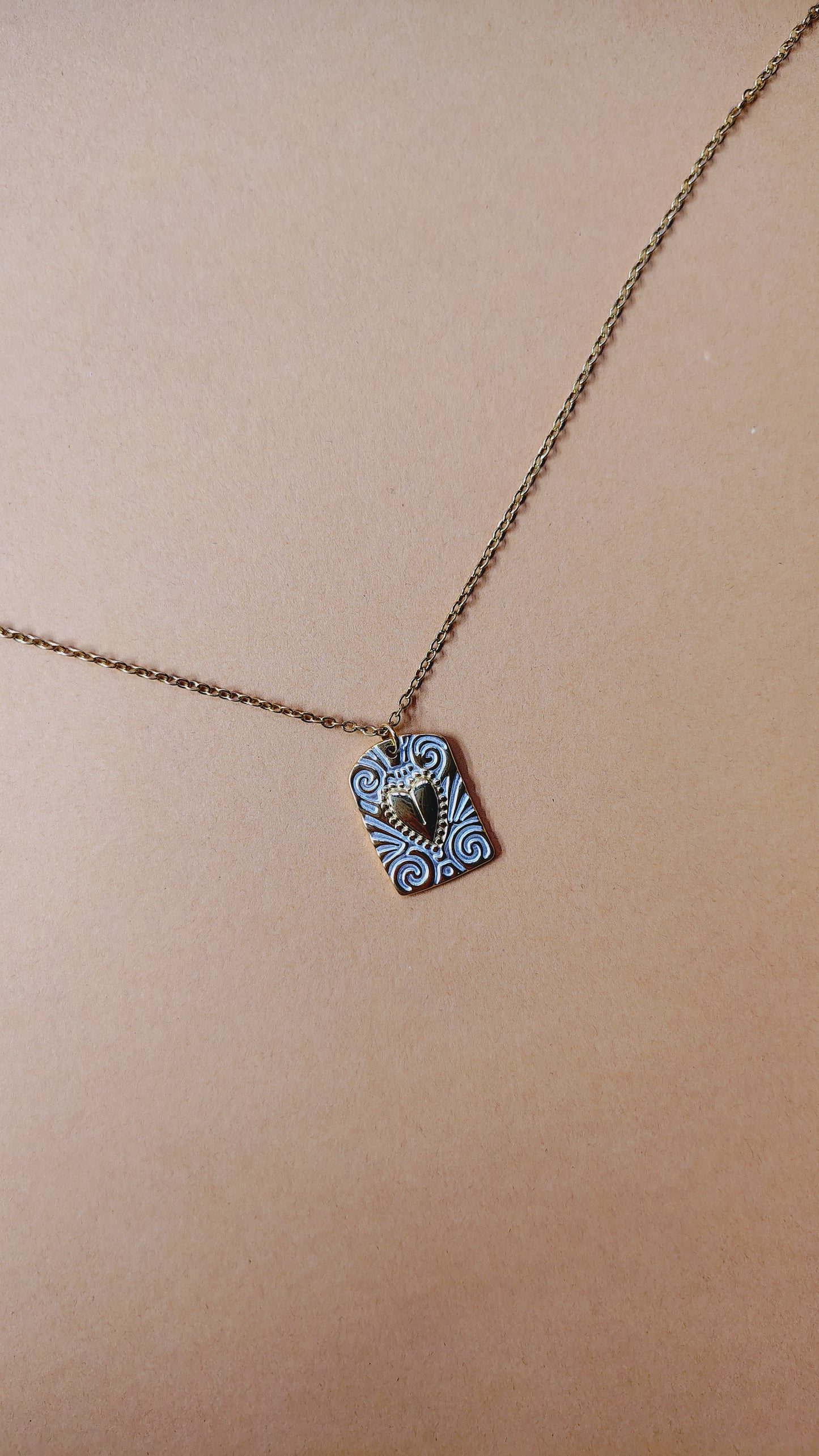 Collana in Acciaio Inossidabile con Cuore | Nuara Bijoux