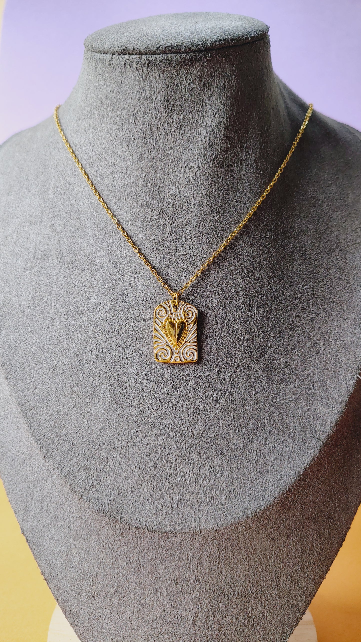 Collana in Acciaio Inossidabile con Cuore | Nuara Bijoux