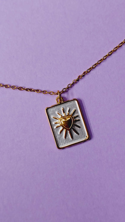 Collana in Acciaio Inossidabile con Cuore | Nuara Bijoux