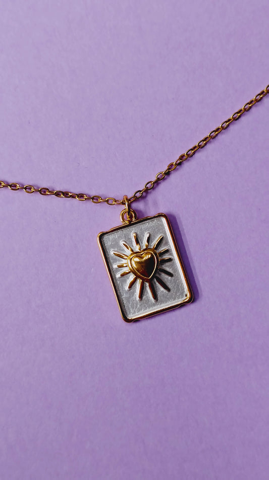 Collana in Acciaio Inossidabile con Cuore | Nuara Bijoux