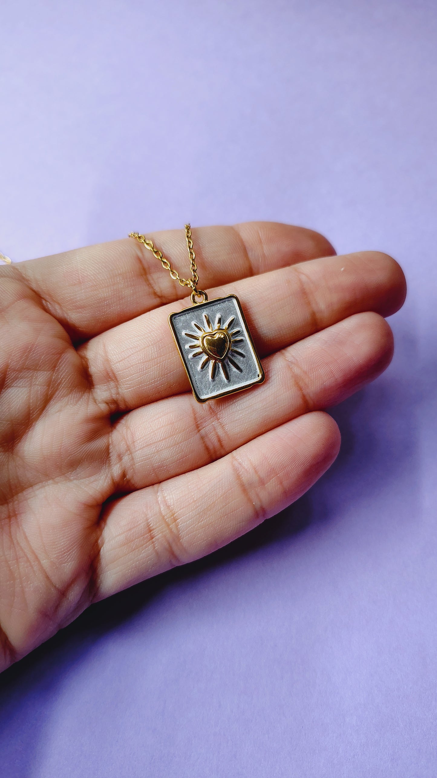 Collana in Acciaio Inossidabile con Cuore | Nuara Bijoux