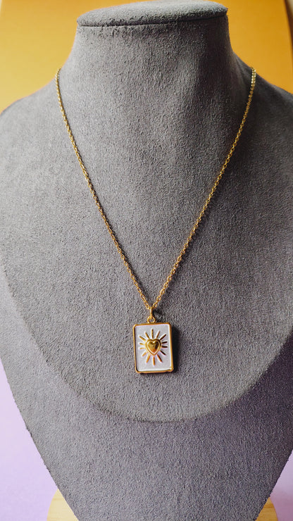 Collana in Acciaio Inossidabile con Cuore | Nuara Bijoux