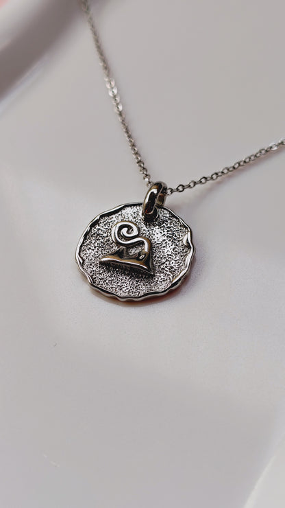 Collana Vesuvio fumante in acciaio inossidabile | Nuara Bijoux