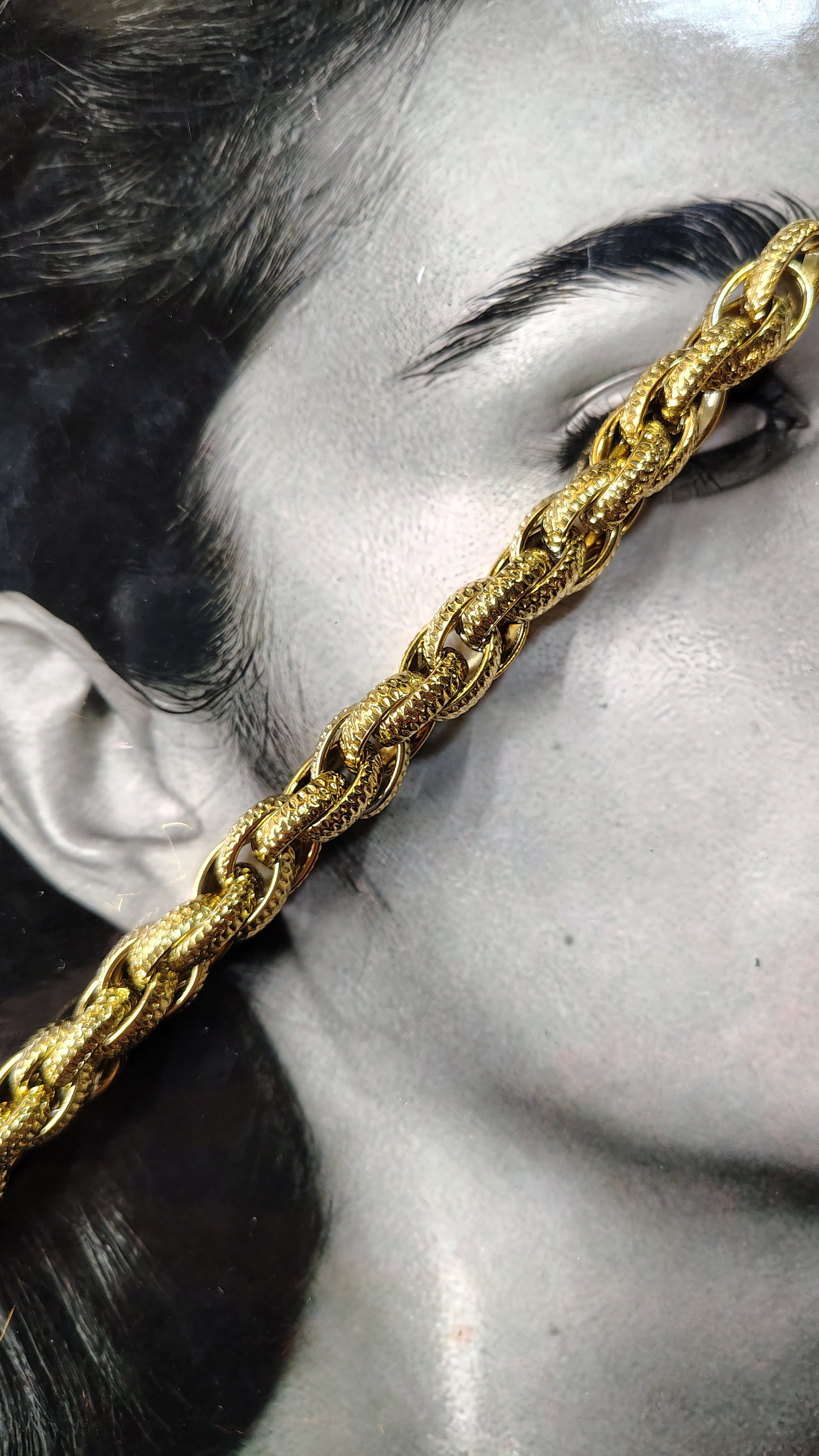 Bracciale catena snake intrecciata