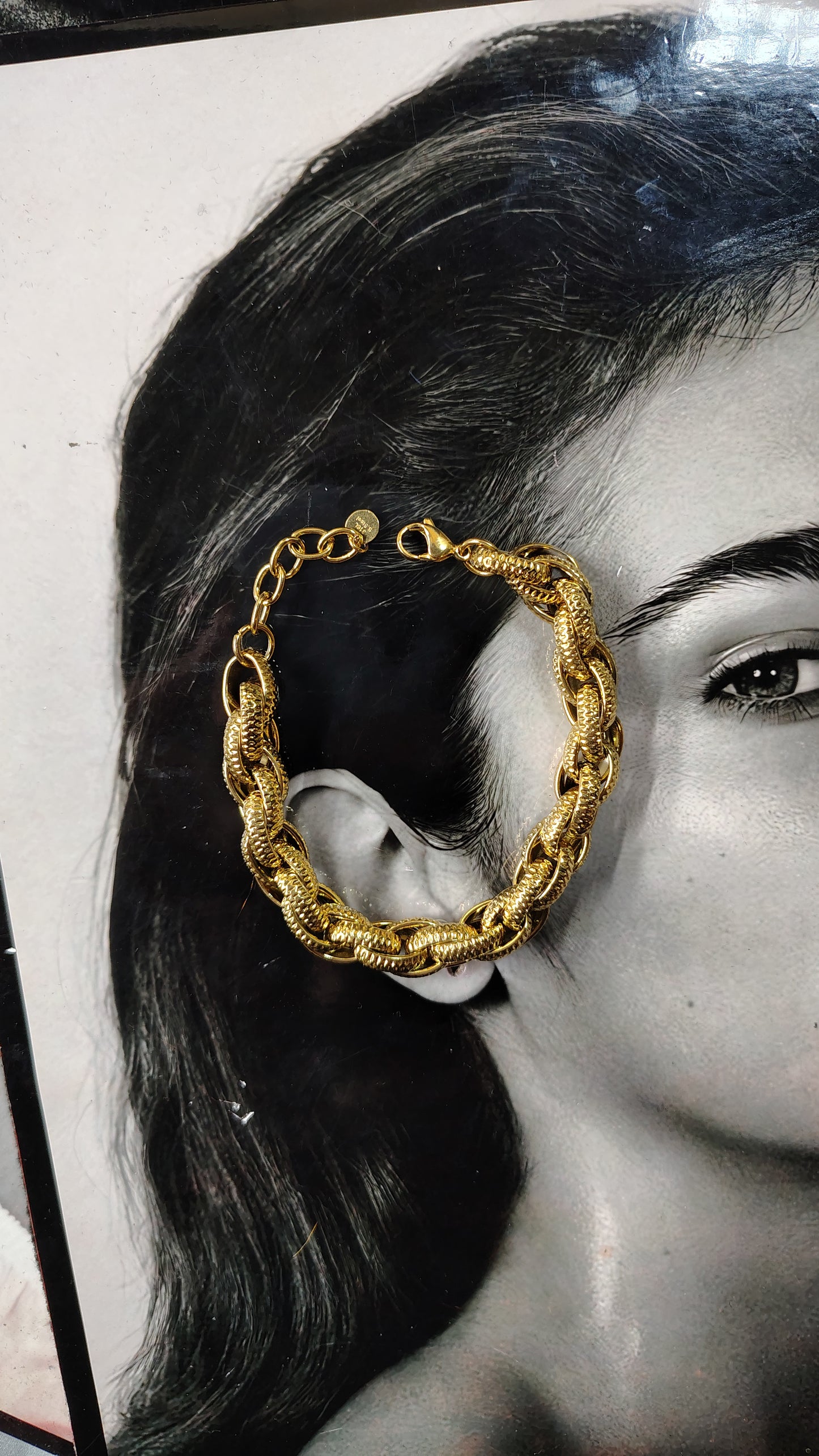 Bracciale catena snake intrecciata